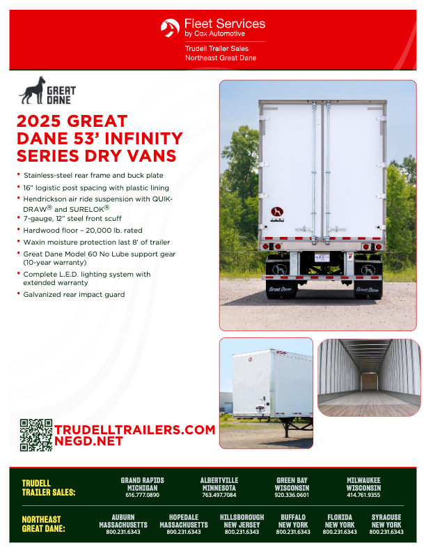 2025 Great Dane Infinity Series Dry Van Promotion